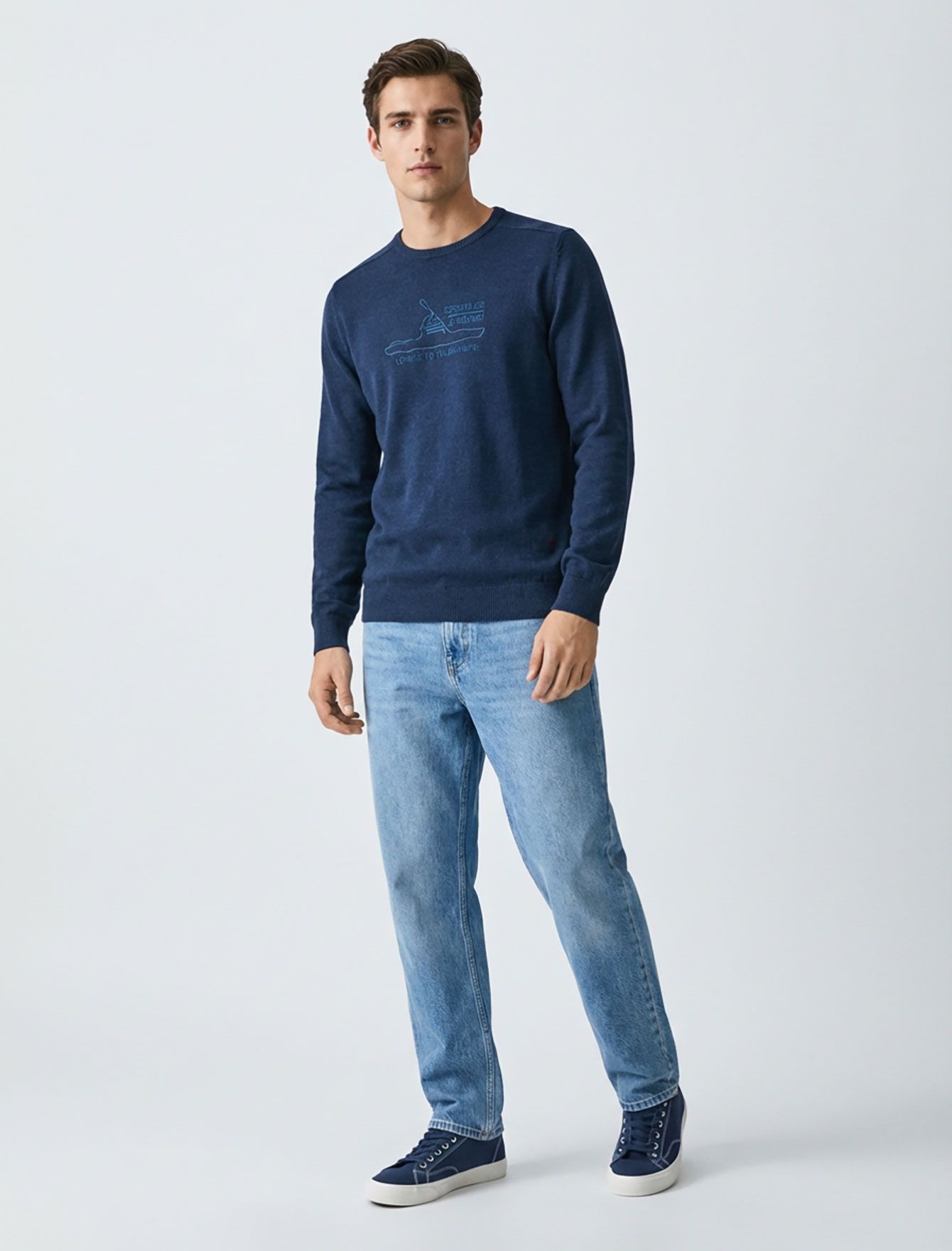 سویتر طرح برجسته مردانه