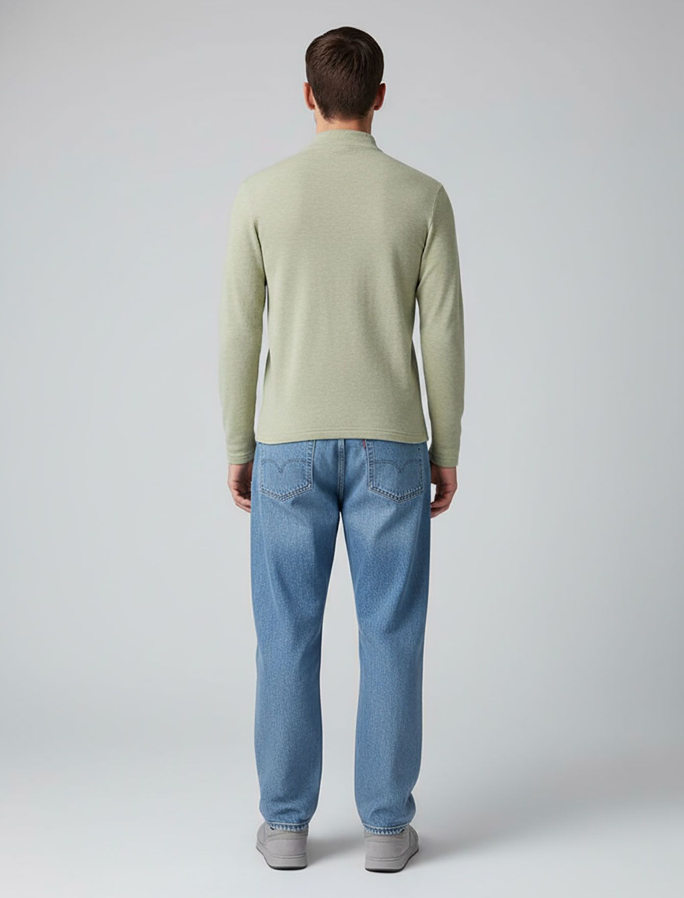 پلیور مردانه یقه اسکی کوتاه