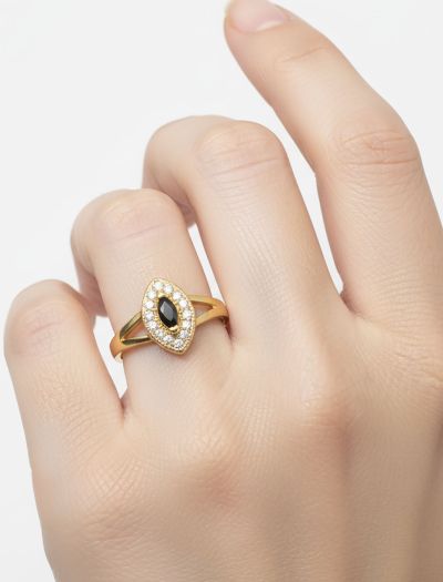 انگشتر مینیمال مرواریدی N969