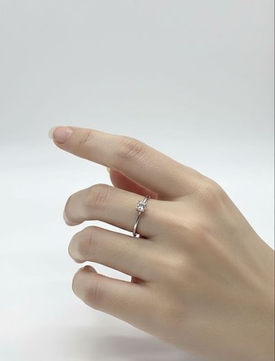 انگشتر حلقه نگین دار N971