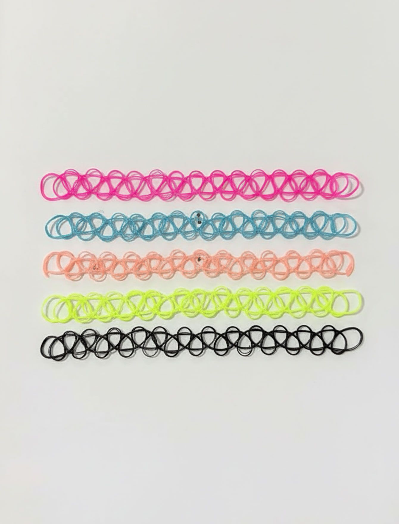 ست چوکر کشی رنگی فانتزی N973