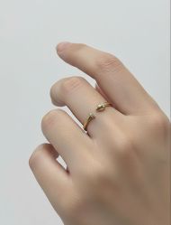 انگشتر باز طرح میخ