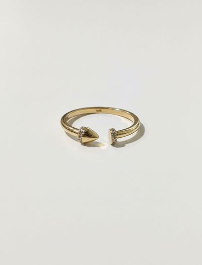 انگشتر باز طرح میخ N974