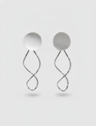 گوشواره مینیمال موجی N977