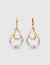 گوشواره آویز دو رنگ N981