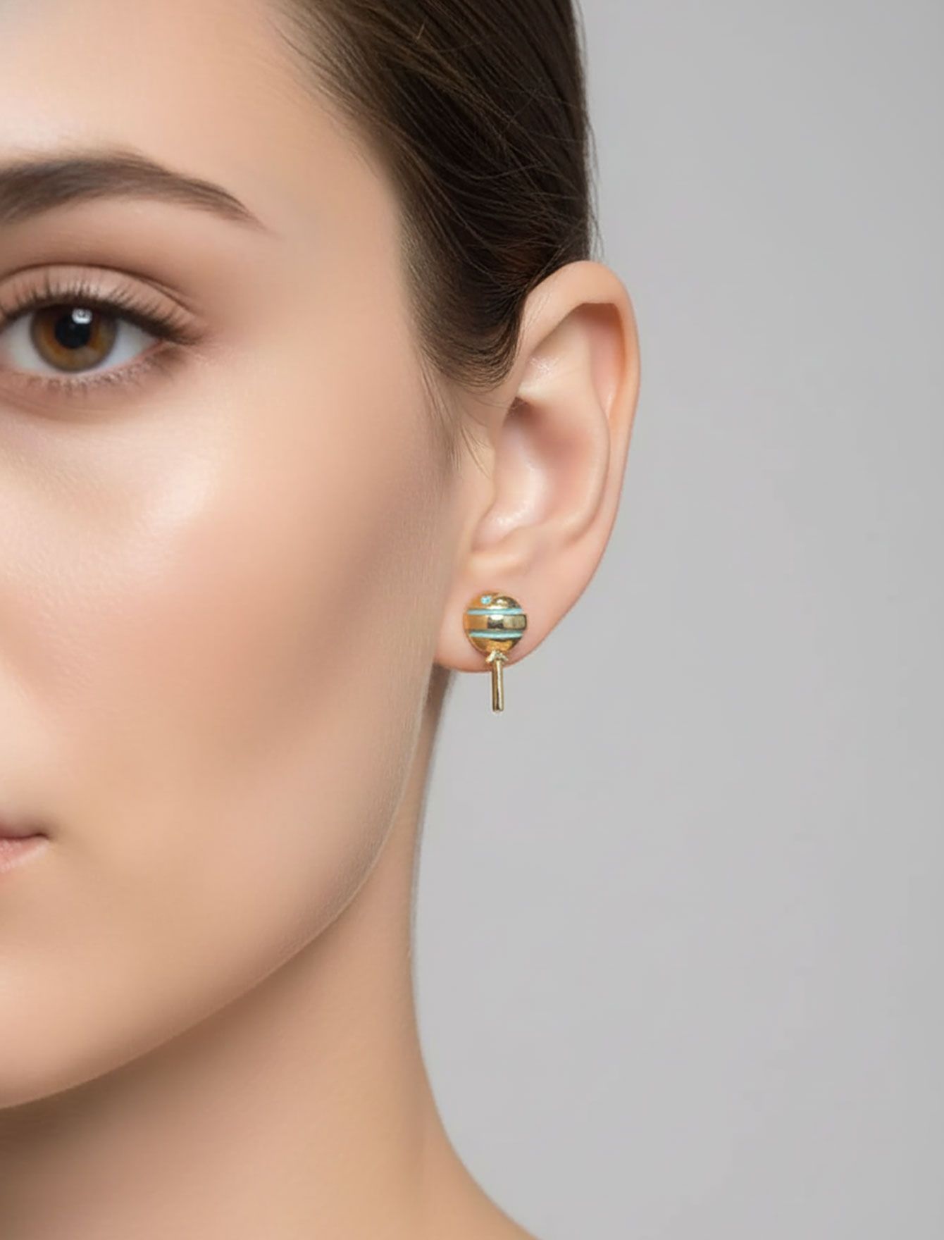 گوشواره میخی دو تکه N986