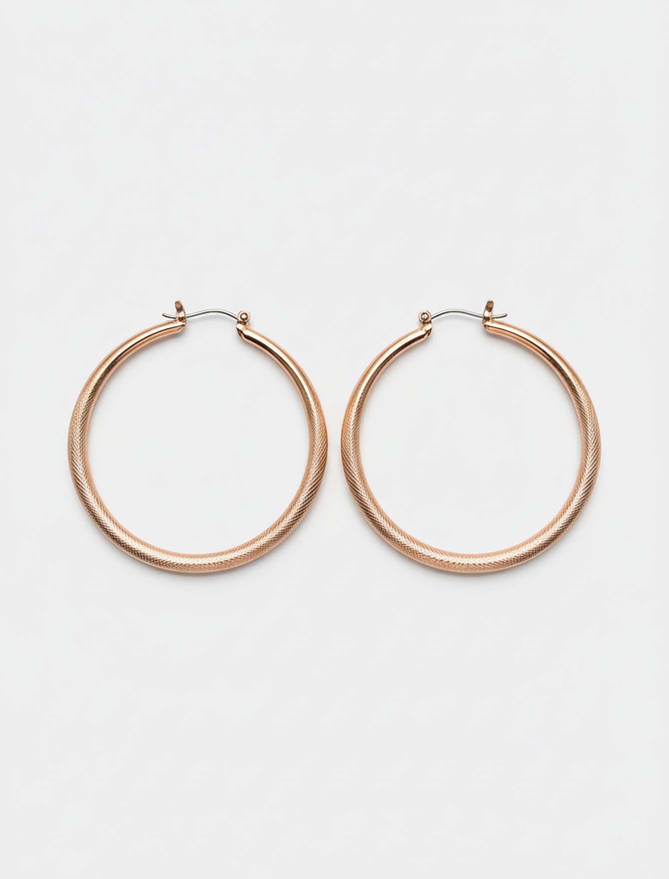 گوشواره حلقه ای زنانه کلاسیک طلایی