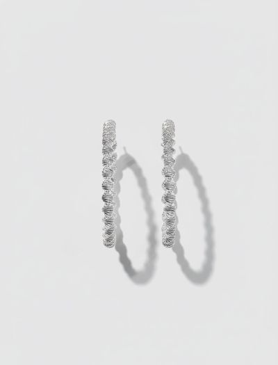 گوشواره حلقه ای مارپیچ N995