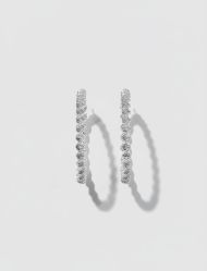 گوشواره حلقه‌ ای زنانه طرح پیچ