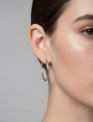 گوشواره حلقه‌ای زنانه کلاسیک