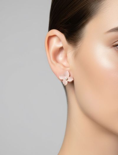 گوشواره گل چهاربرگ N1015