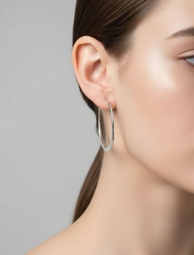 گوشواره حلقه ای ظریف N1016