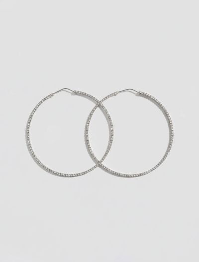 گوشواره حلقه ای نگین دار N1017