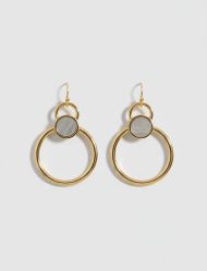 گوشواره حلقه‌ای مینیمال زنانه