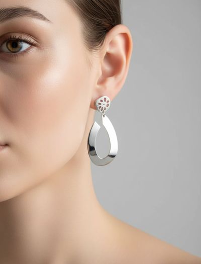 گوشواره آویزی مینیمال N1020