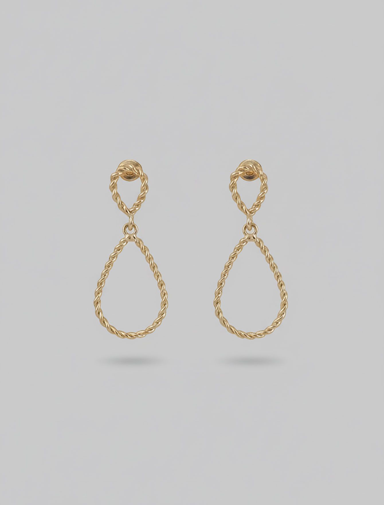 گوشواره میخی آویزی ظریف