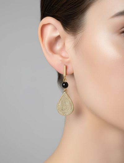 گوشواره میخی آویزی N1025