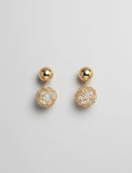 گوشواره آویزی کروی زنانه