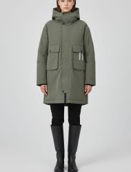 کاپشن پارکا زنانه کلاهدار N1035