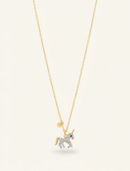 گردنبند یونیکورن فانتزی زنانه