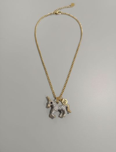 گردنبند یونیکورن فانتزی زنانه 1037