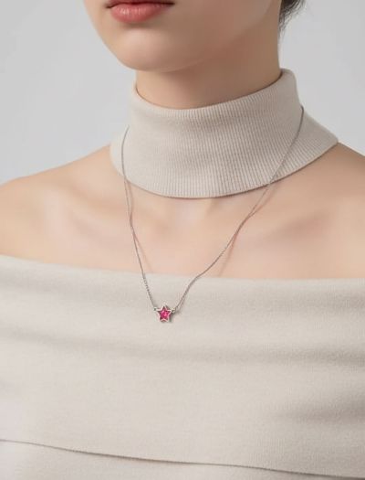 گردنبند ستاره مینیمال زنانه 1038