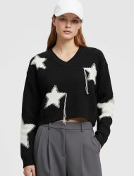 کراپ بافت زنانه طرح ستاره