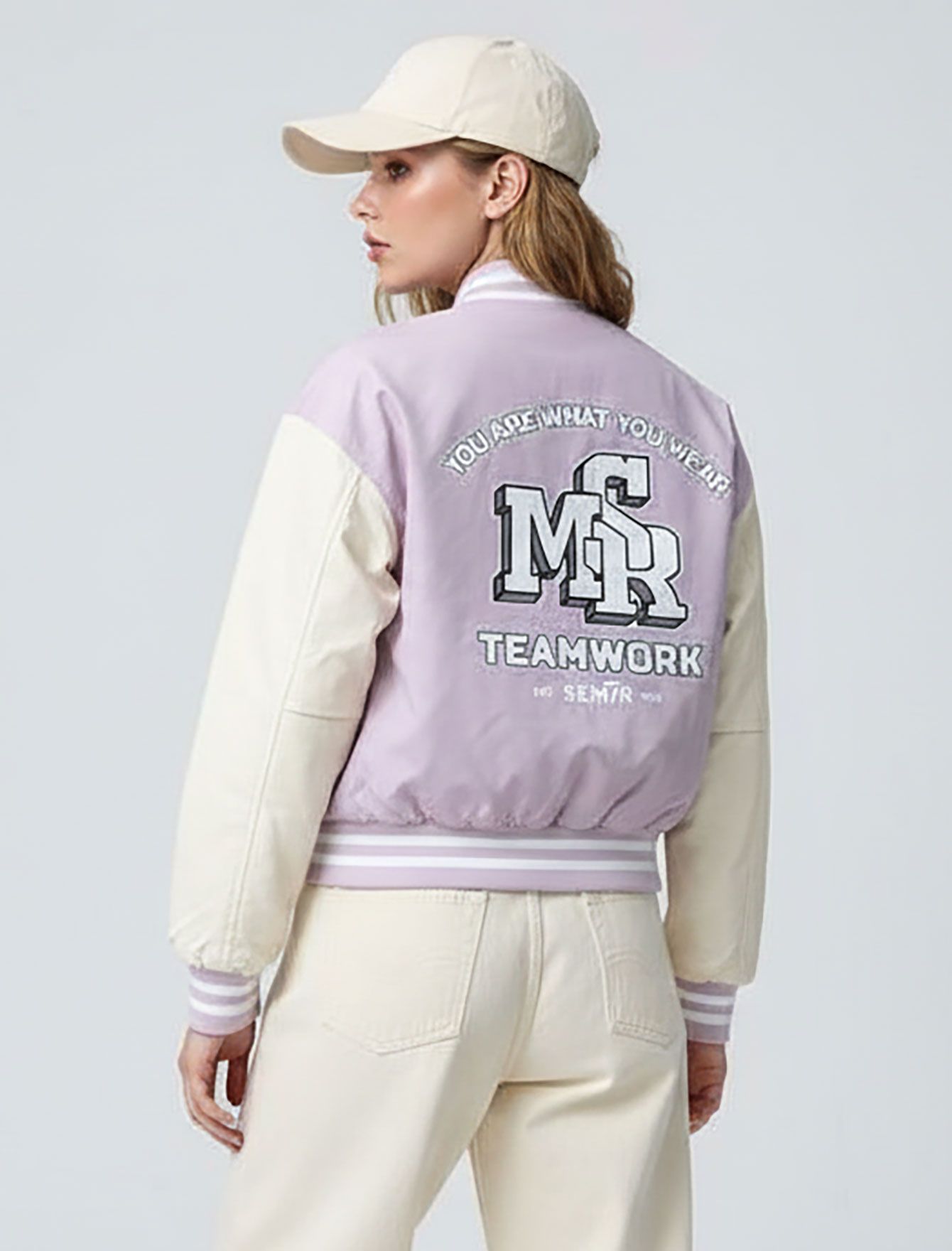 بامبر زنانه گرافیکی پاستلی