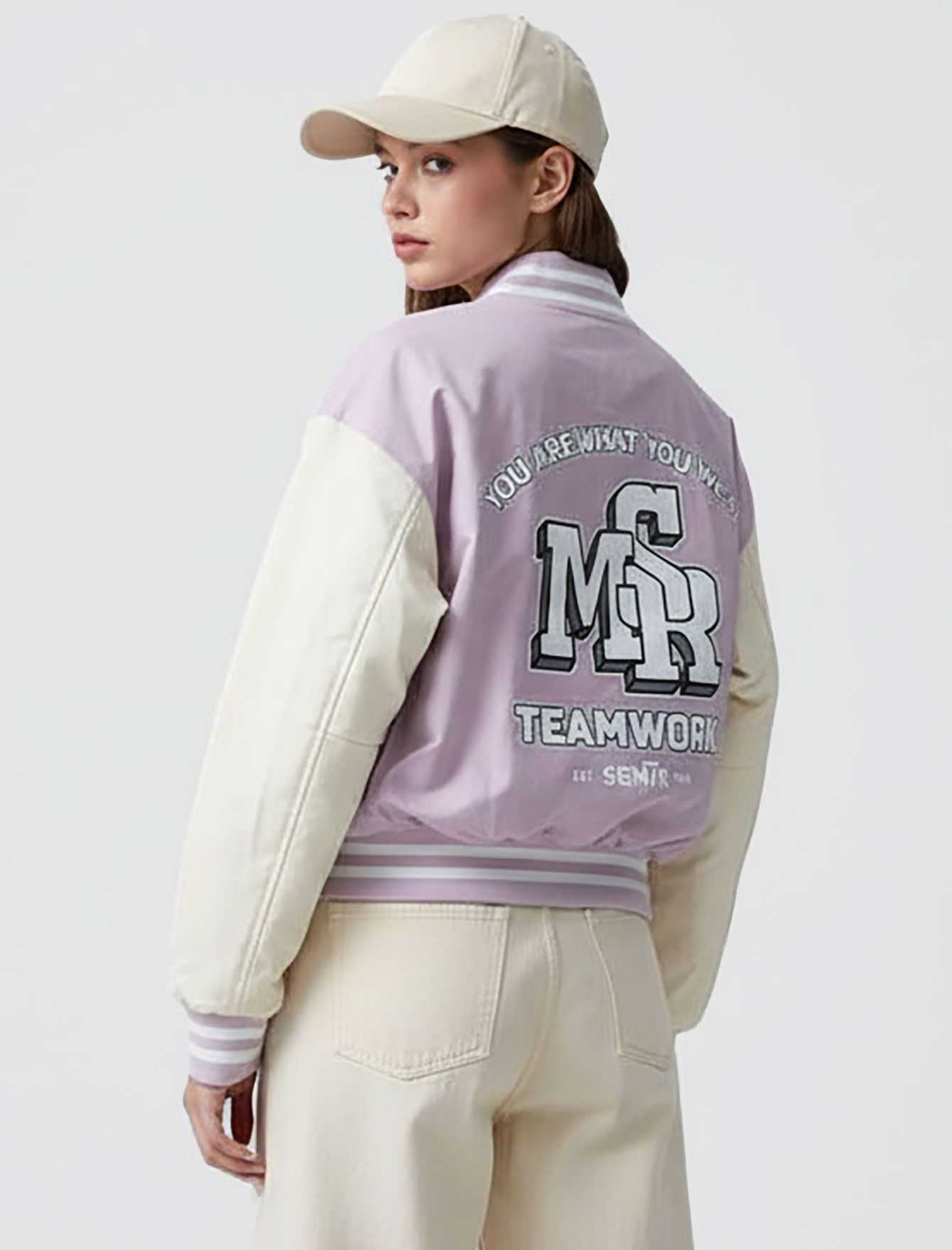 بامبر زنانه گرافیکی پاستلی