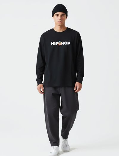 تیشرت آستین بلند 1056Hip hop