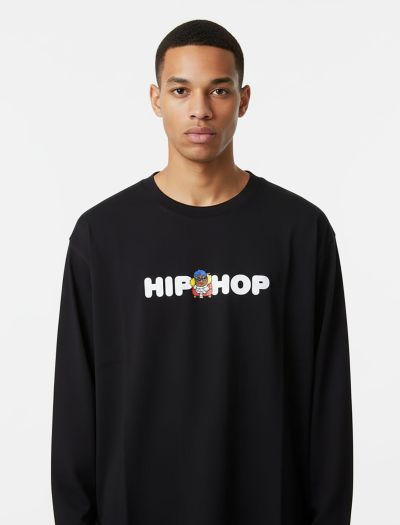 تیشرت آستین بلند 1056Hip hop