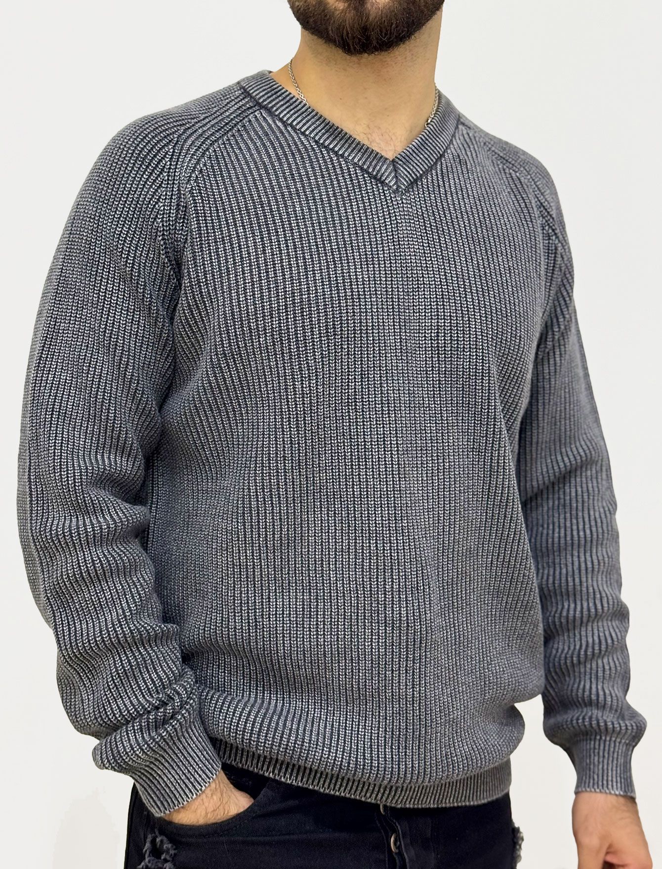 پلیور بافت مردانه کلاسیک