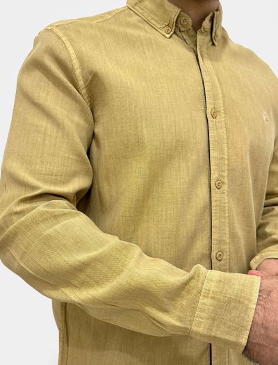 پیراهن کتان کلاسیک مردانه 1102