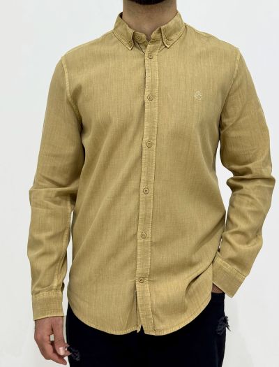 پیراهن کتان کلاسیک مردانه 1102