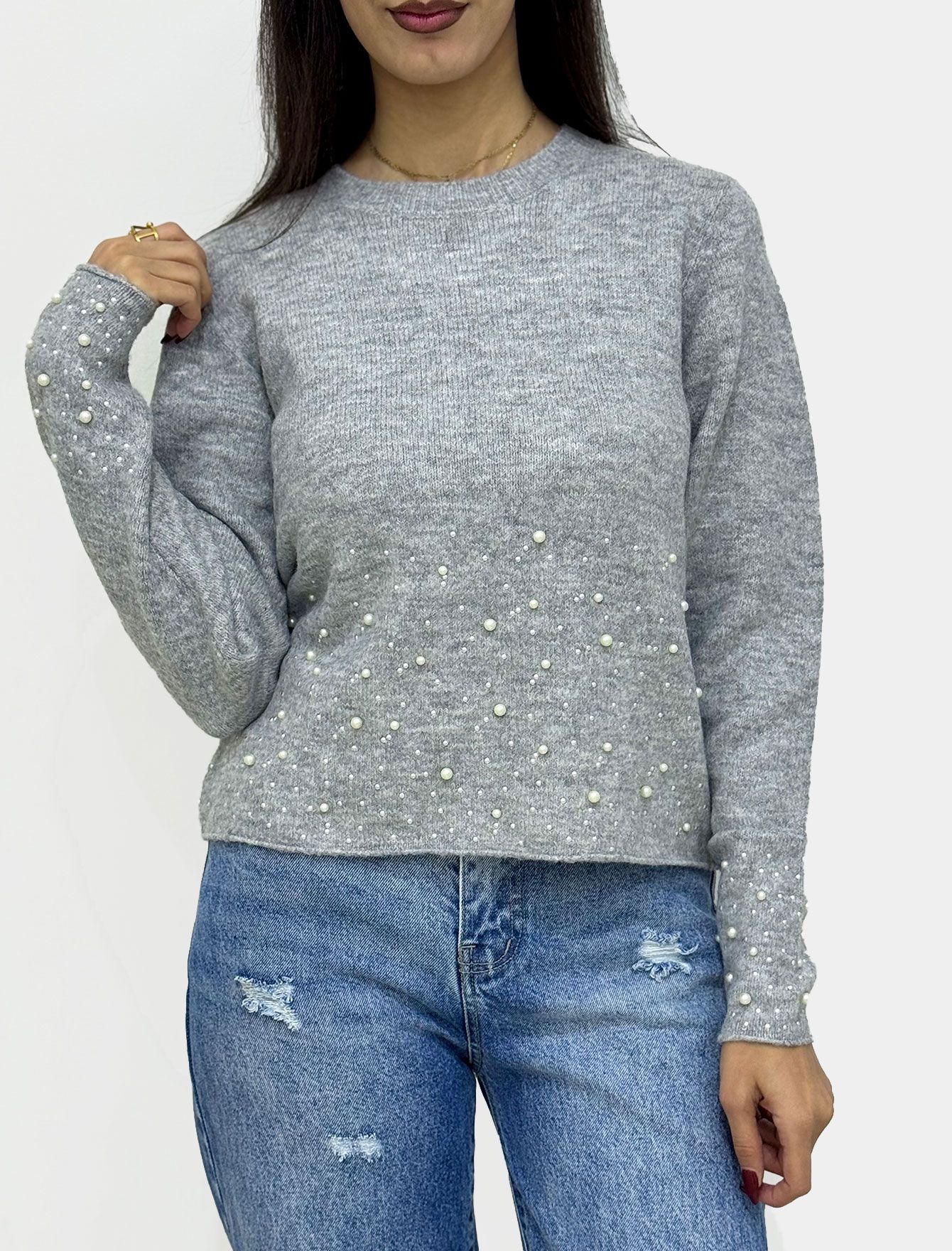 سویتر مرواریدی زنانه