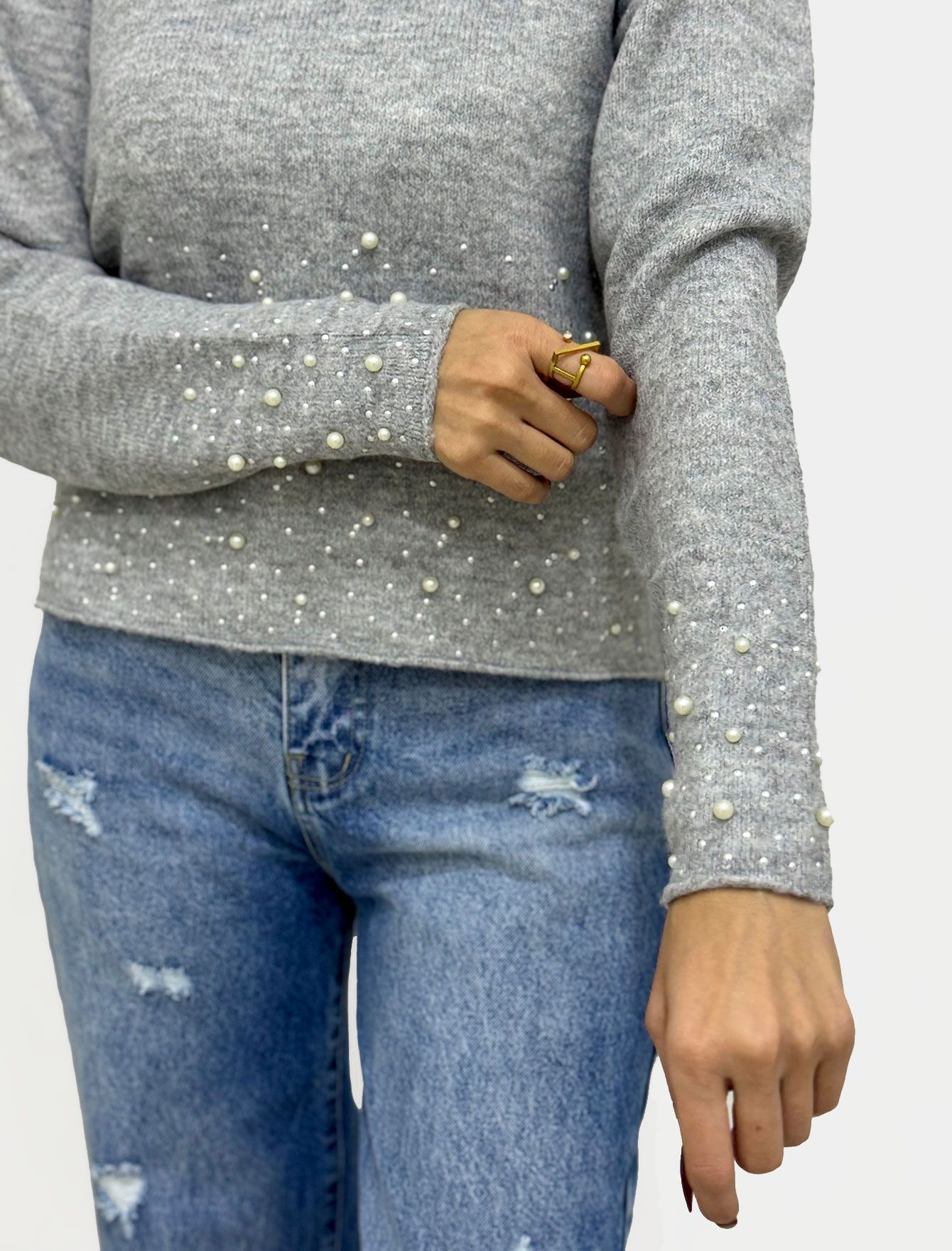 سویتر مرواریدی زنانه