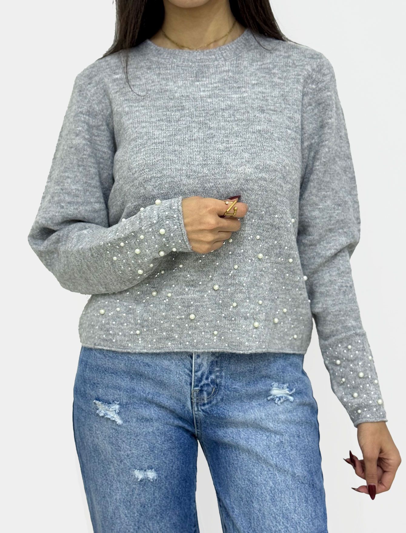 سویتر مرواریدی زنانه