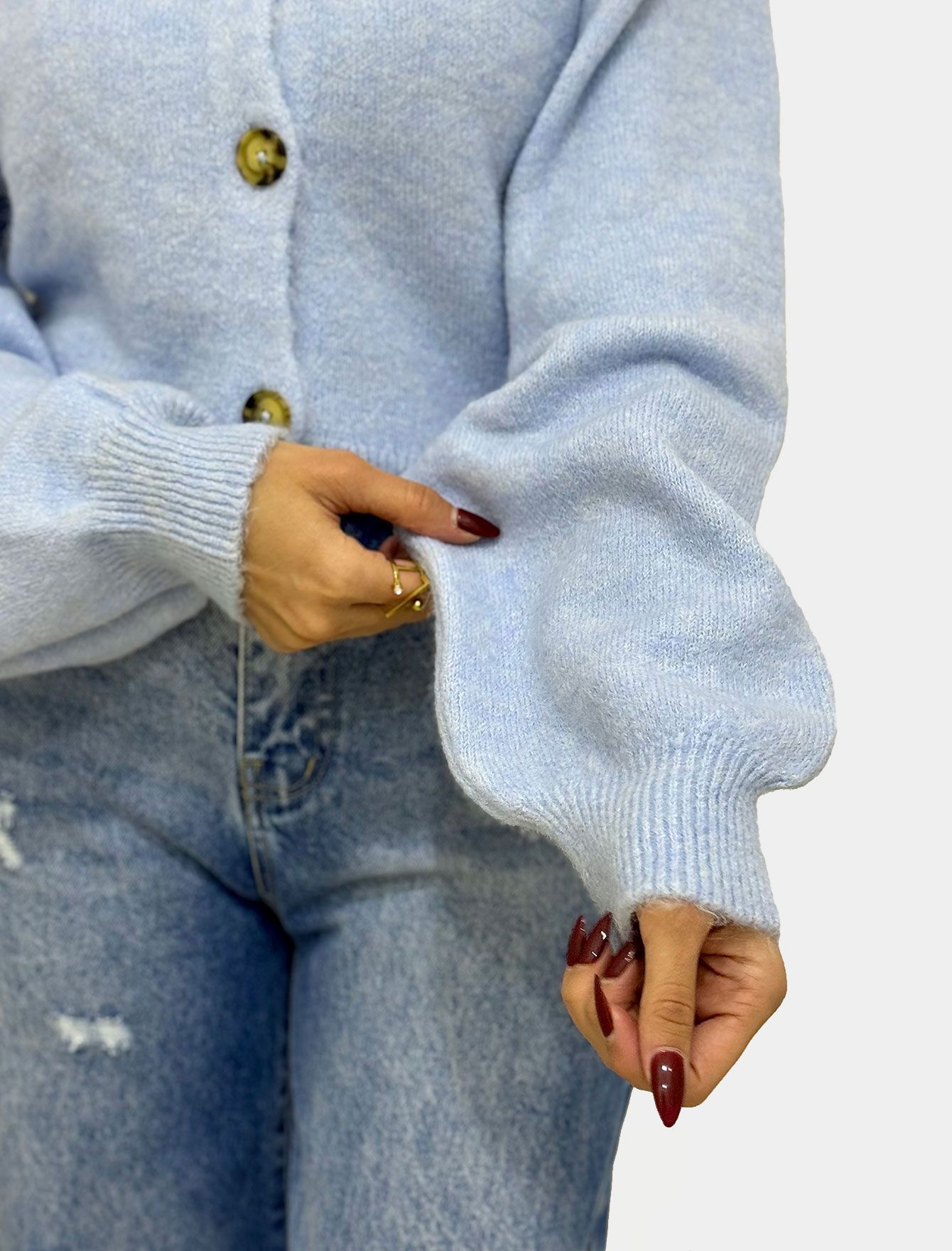 سویتر بافت زنانه یقه افتاده