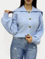 سویتر بافت زنانه یقه افتاده