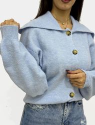 سویتر بافت زنانه یقه افتاده