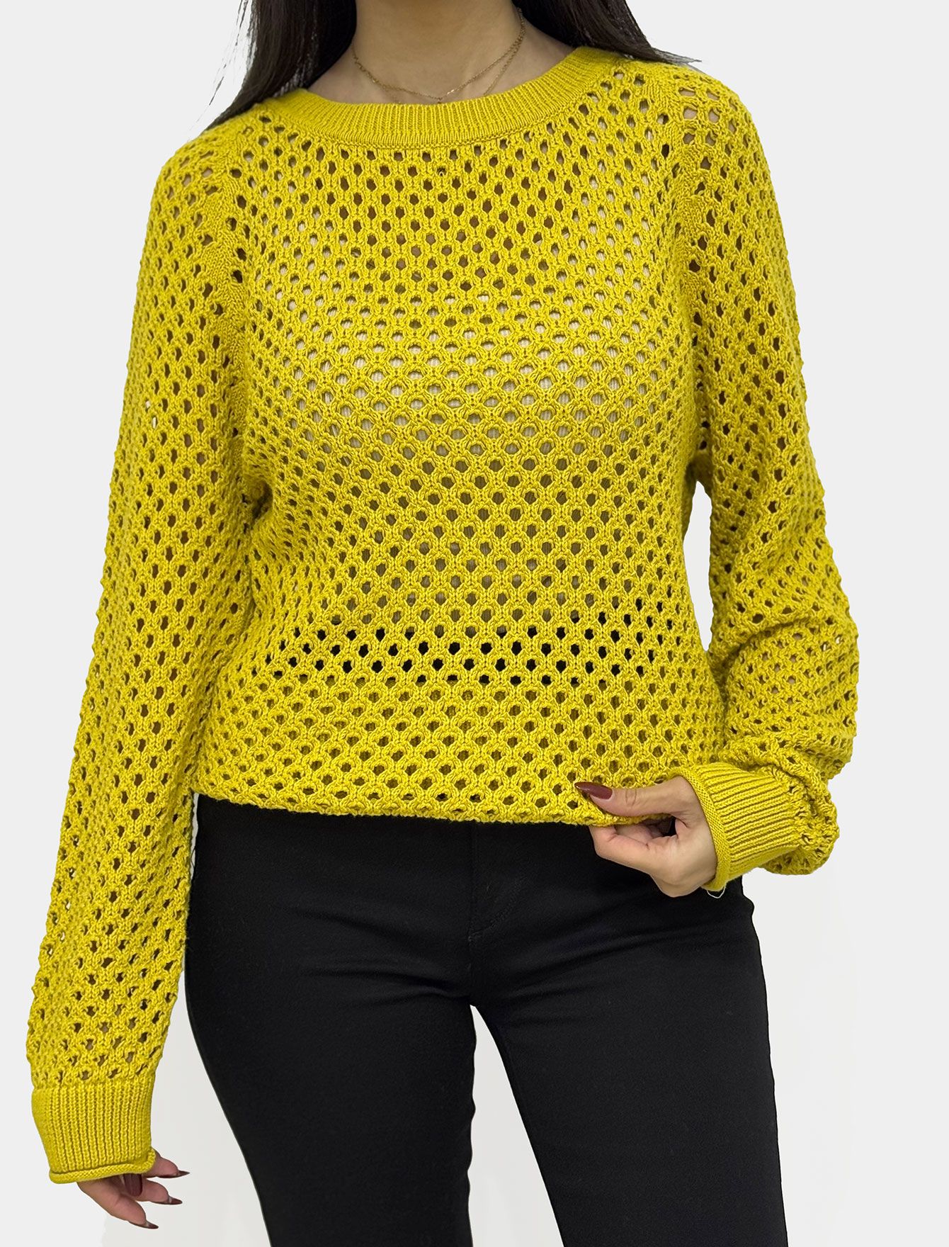 پلیور زنانه قلاب بافی