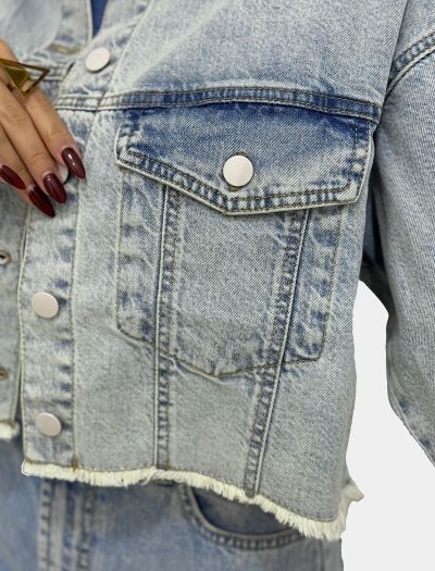 کت کراپ جین زنانه 1106