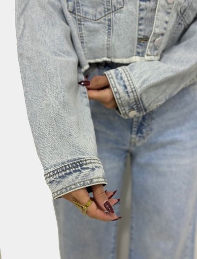 کت کراپ جین زنانه 1106