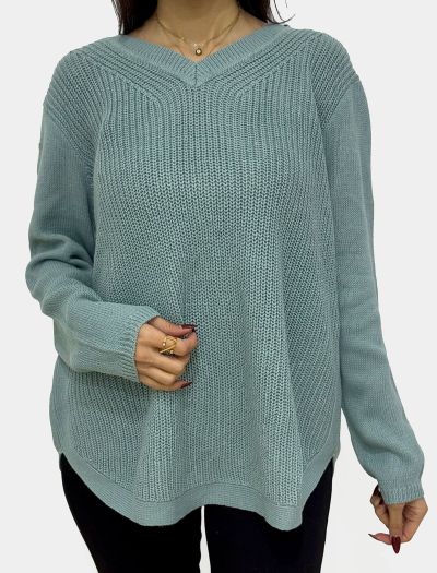 پلیور بافت زنانه یقه هفت 1114