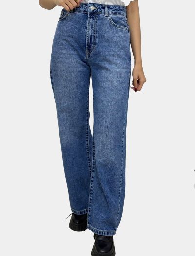شلوار جین نیم بگ زنانه