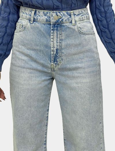 شلوار جین نیم بگ زنانه 1109