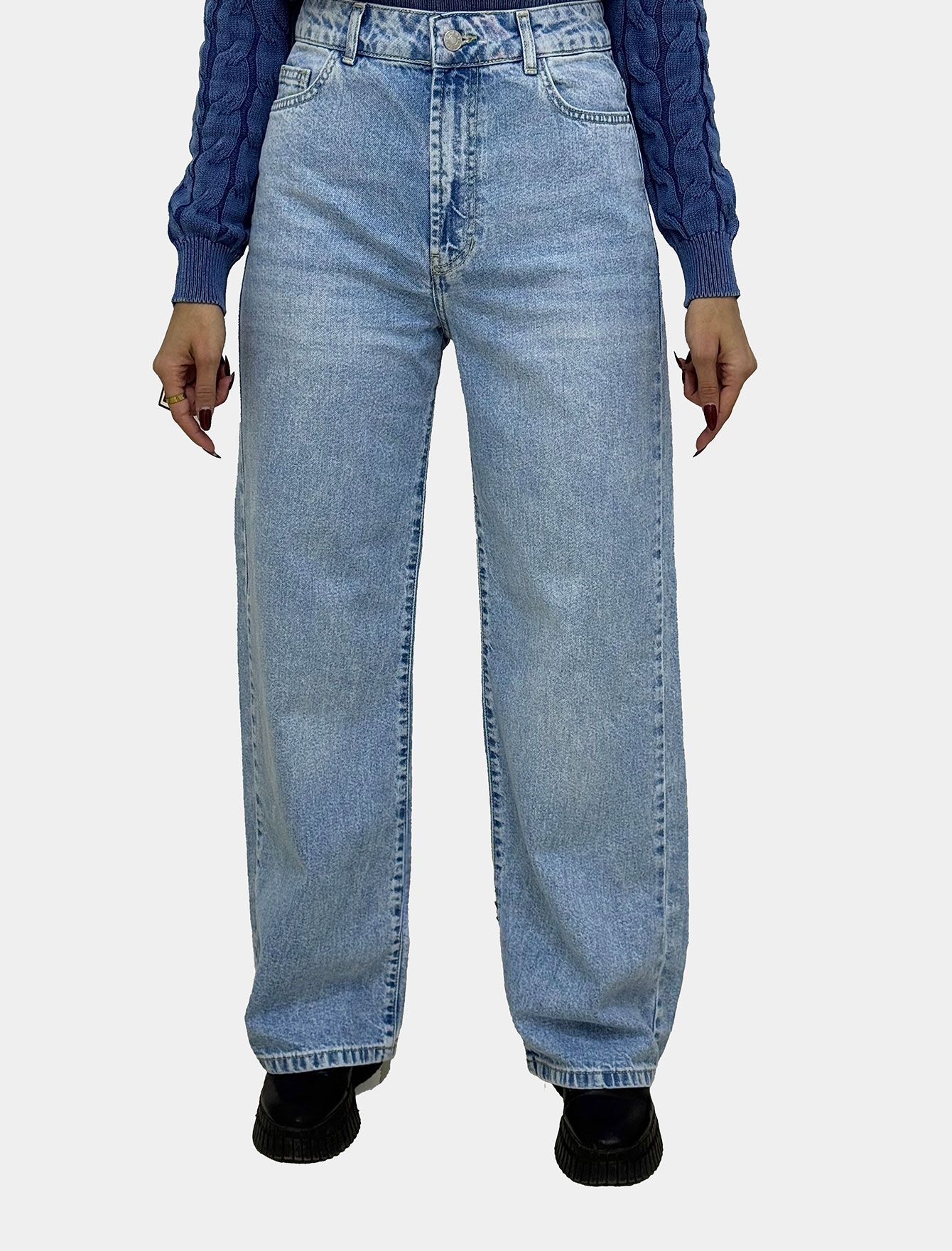 شلوار جین نیم بگ زنانه 1109