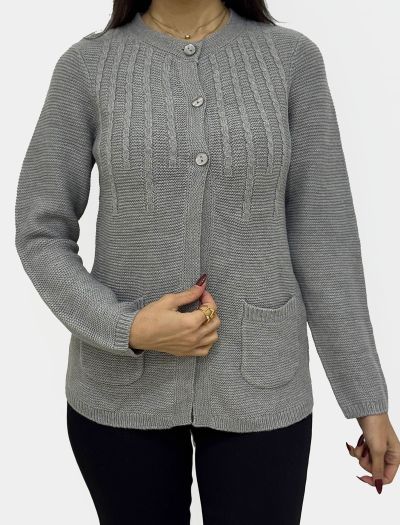 پلیور دو جیب دکمه دار1097