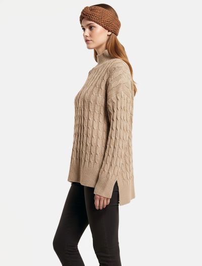 سویتر بافت یقه اسکی زنانه 1090