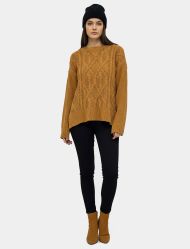 سویتر بافت درشت طرحدار زنانه 1085